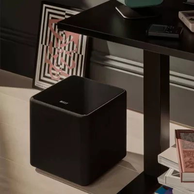 KEF Kube 8 MIE Black | Caisson de Basses Actif à Genève | Digistore.ch