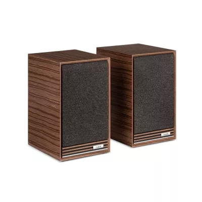 Ruark Audio Sabre-R Fused Walnut | Enceintes Bibliothèque Élégantes et Performantes (pièce) à Genève | Digistore.ch