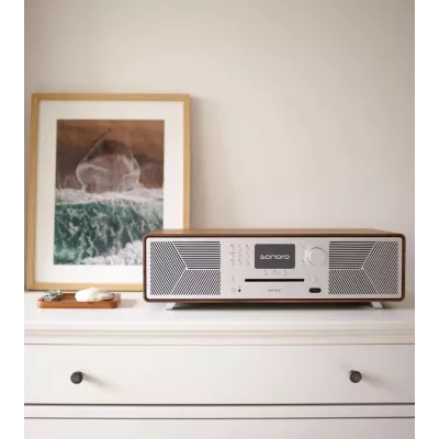 Sonoro Meisterstück WALNUT SILVER | All-in-One Wireless Music System à Genève | Digistore.ch
